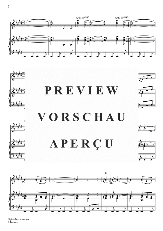 Product gallery: Page 8 of 11 Albatross , Mac, Fleetwood, Piano and Voice