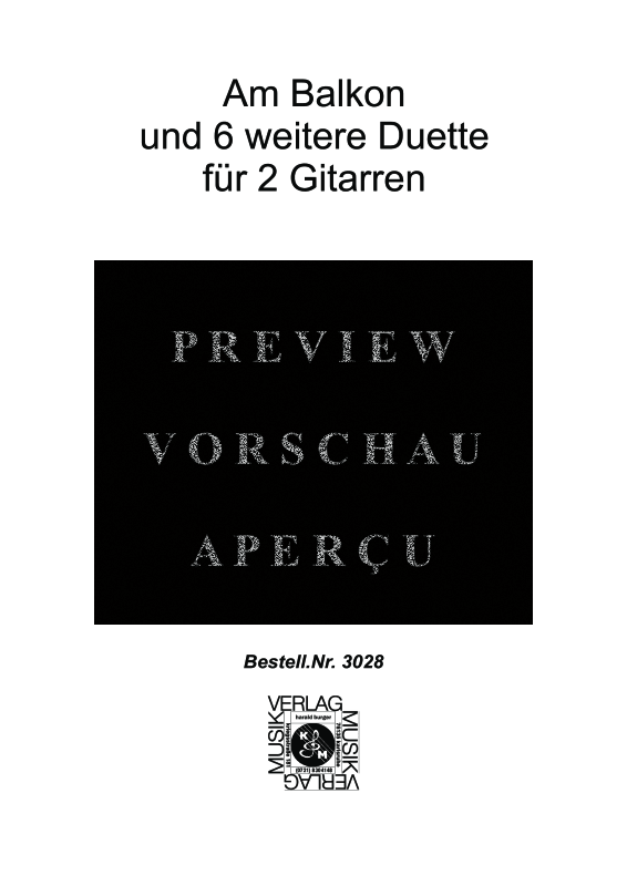 Produktgalerie: Seite 4 von 11 Am Balkon, , Duo Gitarre