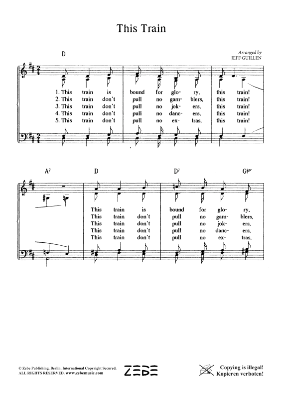 Produktgalerie: Seite 1 von 4 This Train, , Gemischter Chor