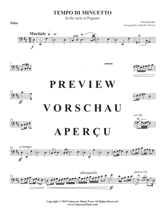 Product gallery: Page 8 of 9 Tempo di Minuetto , , (tuba + piano)