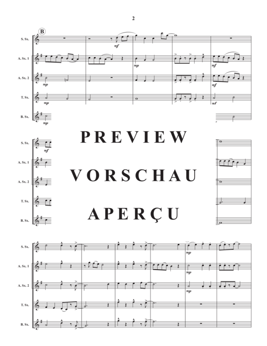 Product gallery: Page 4 of 10 With My Friends , , (Saxophone Quintet SAATB)