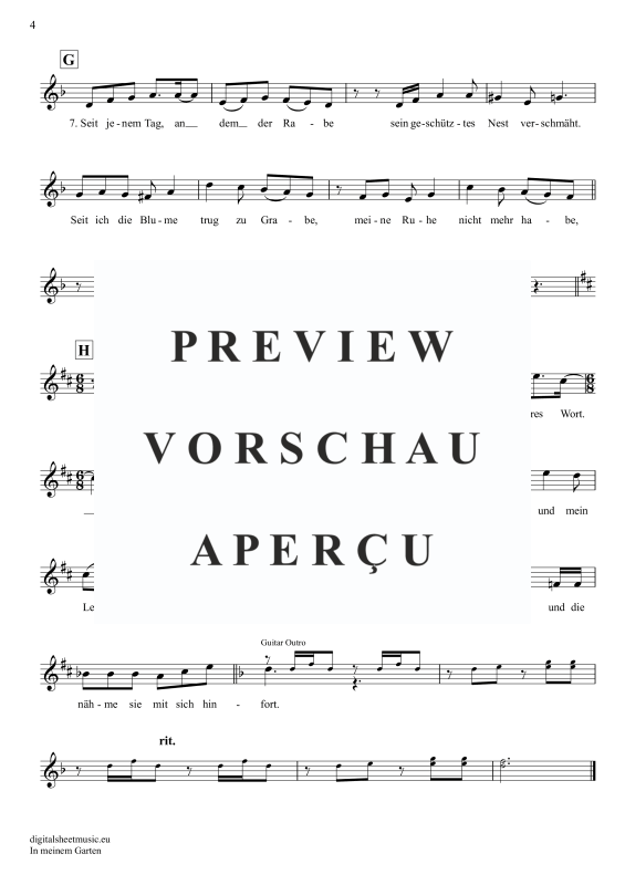 Produktgalerie: Seite 5 von 5 In Meinem Garten, Mey, Reinhard, Trompete in B