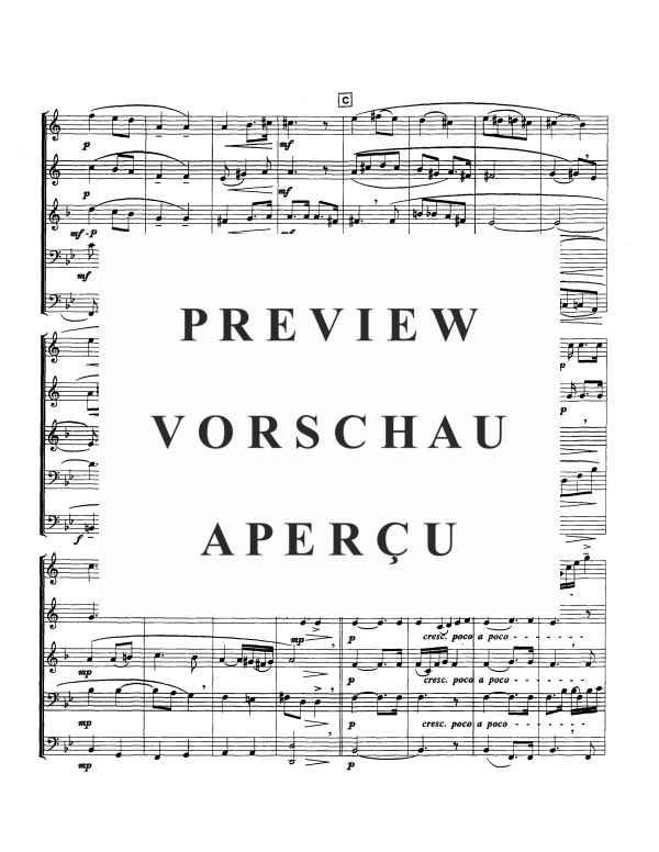 Produktgalerie: Seite 4 von 11 Brautchor aus Lohengrin, , Blechbläser Quintett