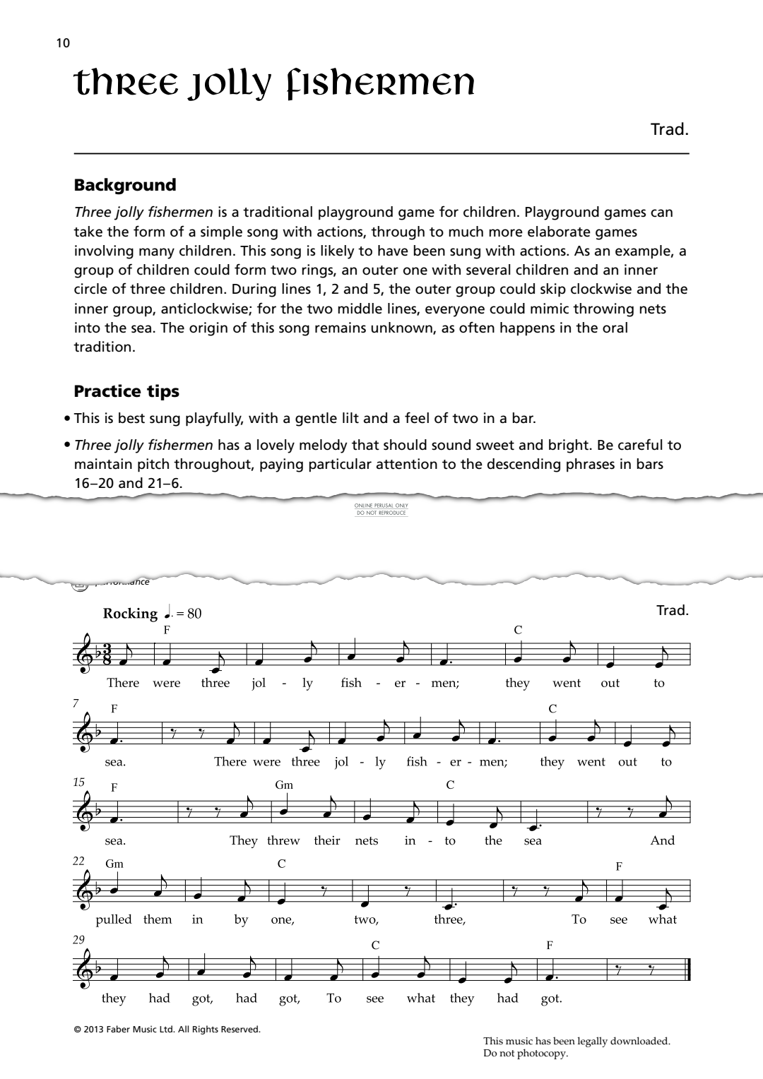 Produktbild zu: Three Jolly Fishermen
