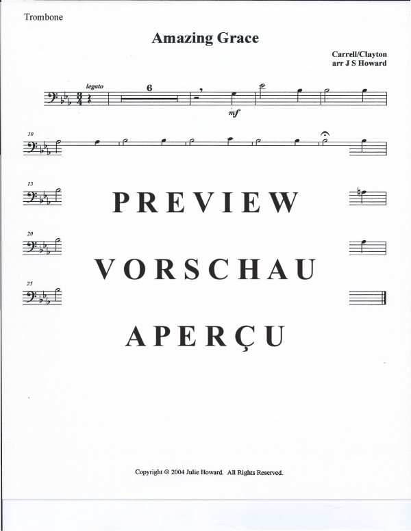 Produktgalerie: Seite 11 von 11 Amazing Grace, , Blechbläserensemble