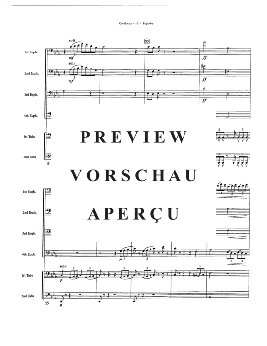 Produktgalerie: Seite 9 von 21 Puppetry , , (Tuba Ensemble EEEETT)