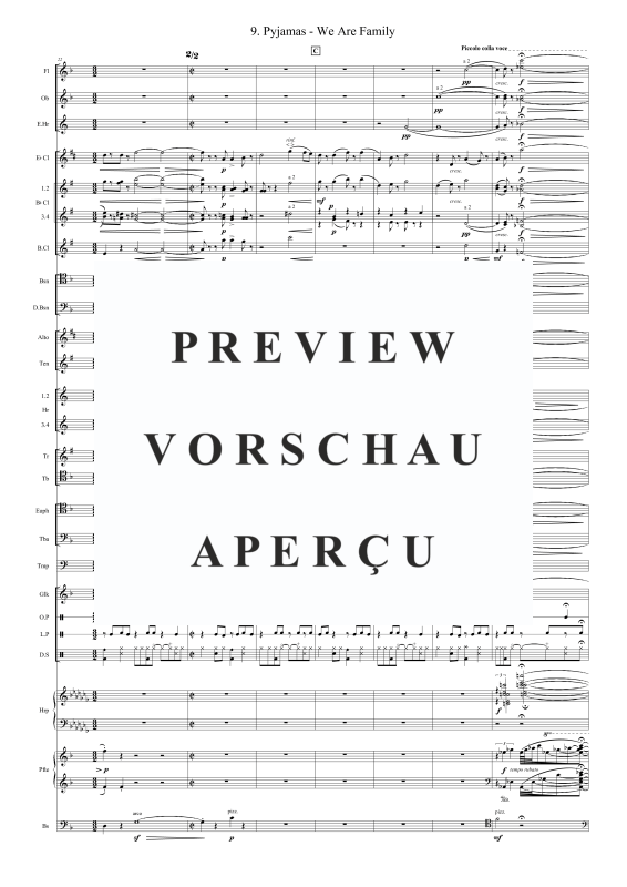 Produktgalerie: Seite 5 von 11 Pyjamas - We Are Family, , Blasorchester