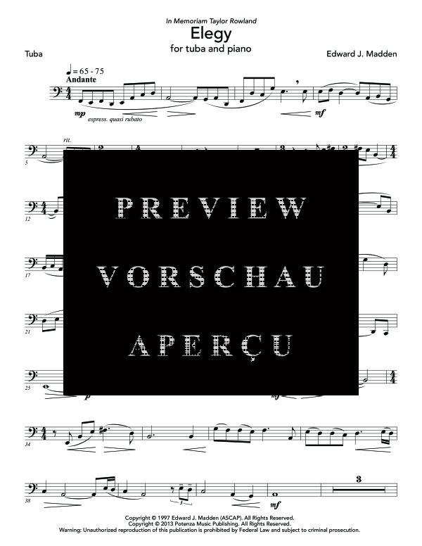 gallery: Elegy, , (Tuba und Klavier)
