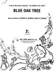 cover: Blue Oak Tree (from 'The Sword In The Stone'), Richard M. Sherman, Gesang, Gitarre, Klavier