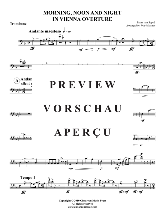 gallery: Morning, Noon and Night in Vienna Overture , , (Blechbläserquintett)