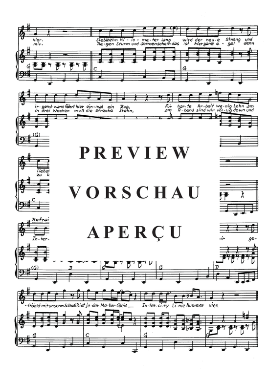 Produktgalerie: Seite 5 von 5 Intercitylinie No. 4, Gabriel, 	Gunter, Klavier und Gesang