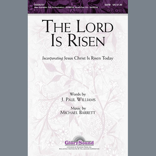 cover: The Lord Is Risen, J. Paul Williams, Chor