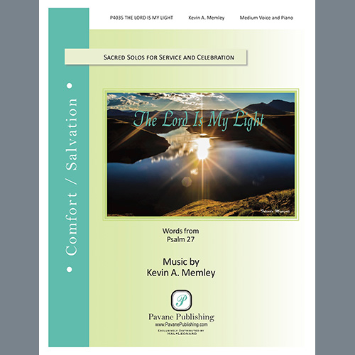 cover: The Lord Is My Light, Kevin A. Memley