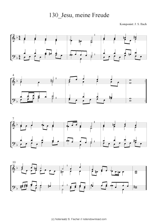 Produktbild zu: Jesu, meine Freude J. S. Bach