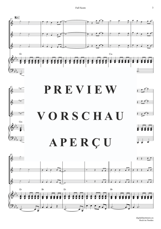 Produktgalerie: Seite 4 von 11 Hoch im Norden, Santiano, (Saxophon Trio AAA(T) + Klavier)
