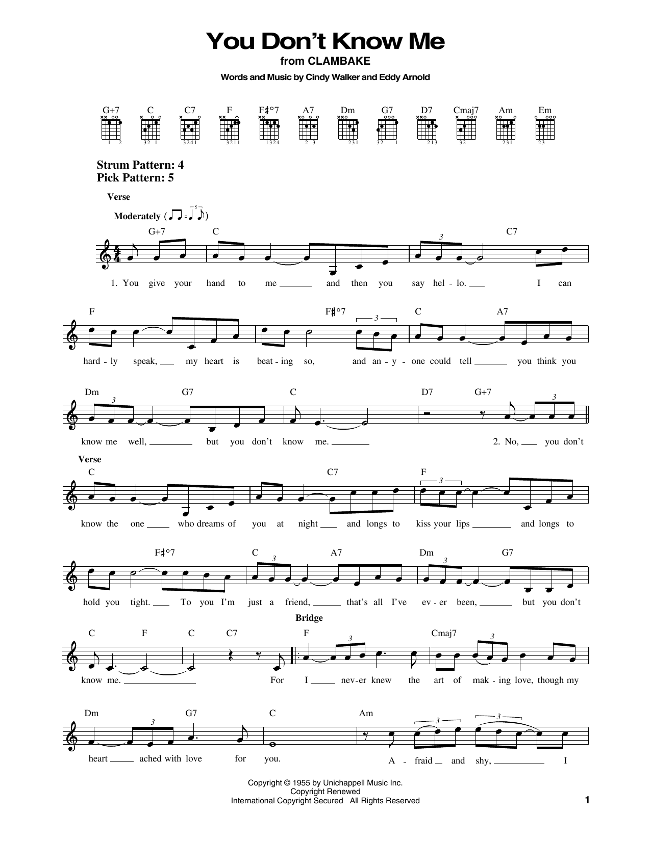 Produktgalerie: Seite 1 von 1 You Don't Know Me, Elvis Presley, Gitarre
