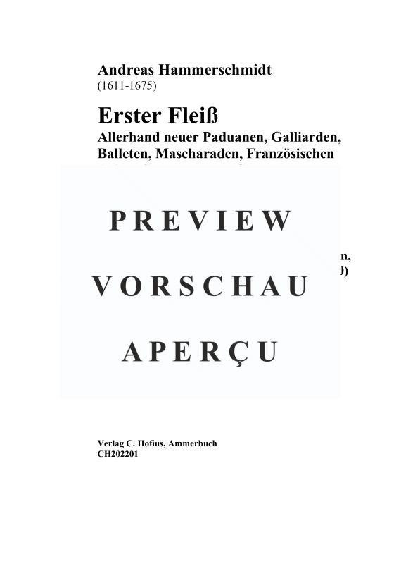 gallery: Erster Fleiß (Erster und Ander Teil), , (Streicher Ensemble 3-5 Violen und BC)