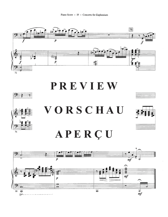 Product gallery: Page 21 of 21 Concerto , , (euphonium + piano)