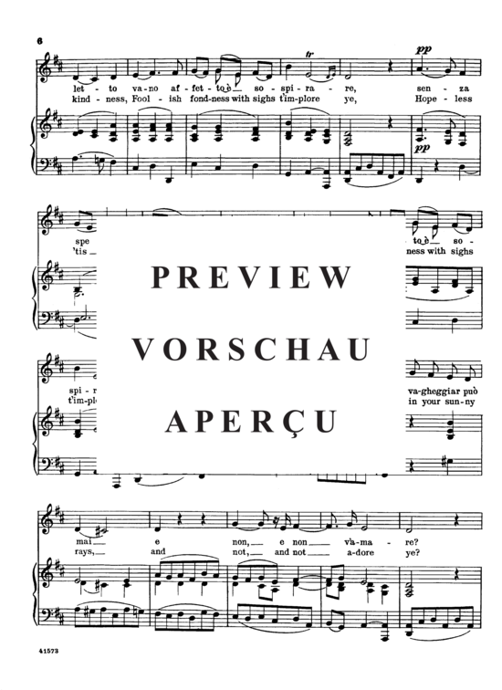 Product gallery: Page 5 of 6 Per la gloria d'adorarvi, Parisotti, Alessandro, Low Voice and Piano