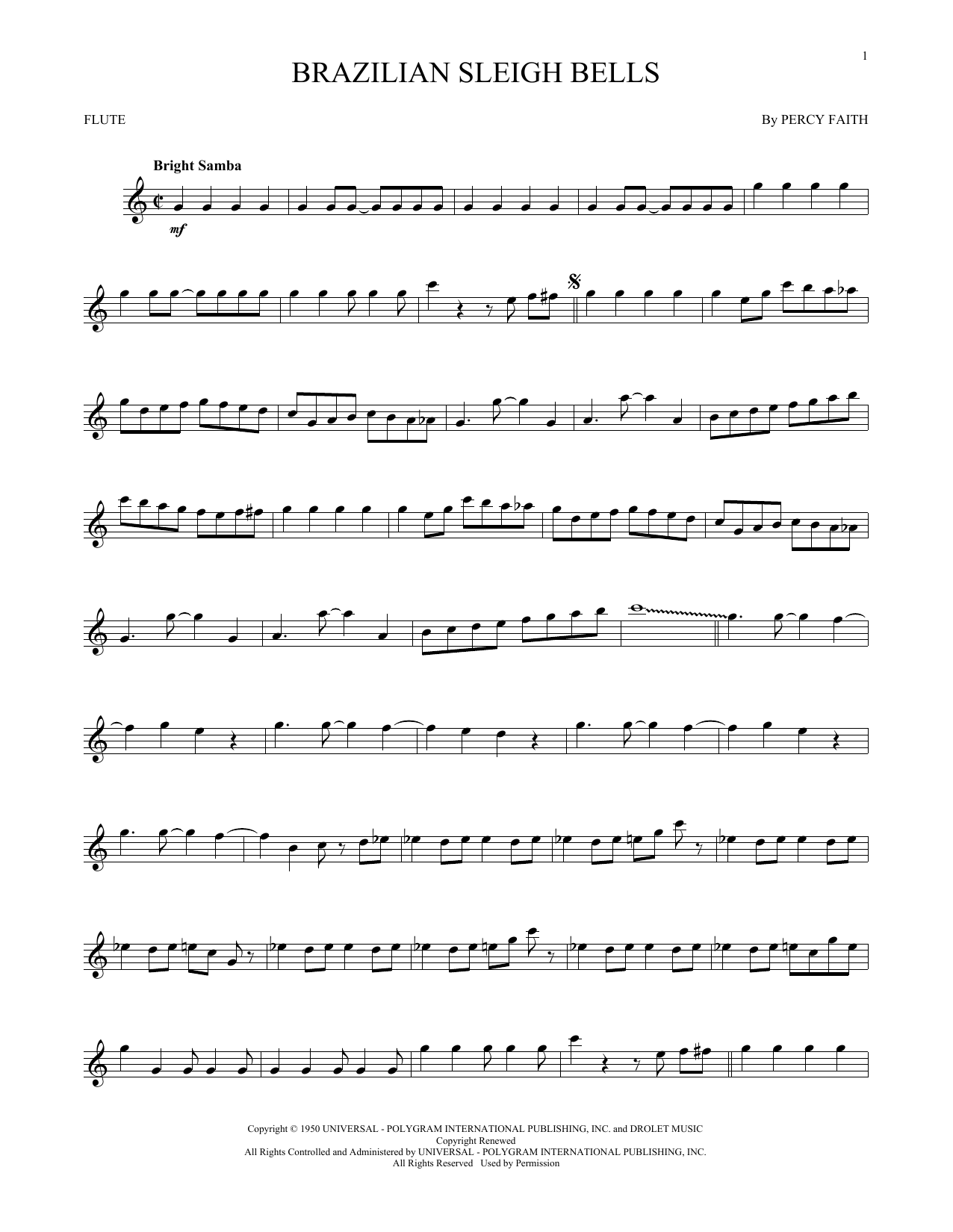 Product gallery: Page 1 of 1 Brazilian Sleigh Bells, Percy Faith