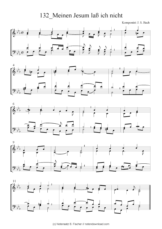 Produktbild zu: Meinen Jesum laß ich nicht J. S. Bach