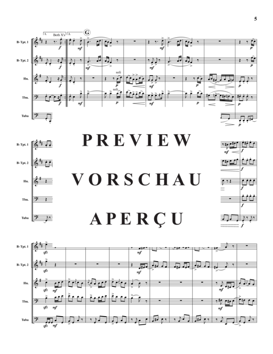 Produktgalerie: Seite 6 von 21 "Polka" from The Bartered Bride , , (Blechbläserquintett)