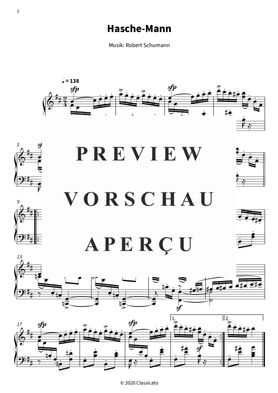Produktgalerie: Seite 9 von 11 Kinderszenen op. 15 - 13 Charakterstücke für Klavier, , Klavier Solo