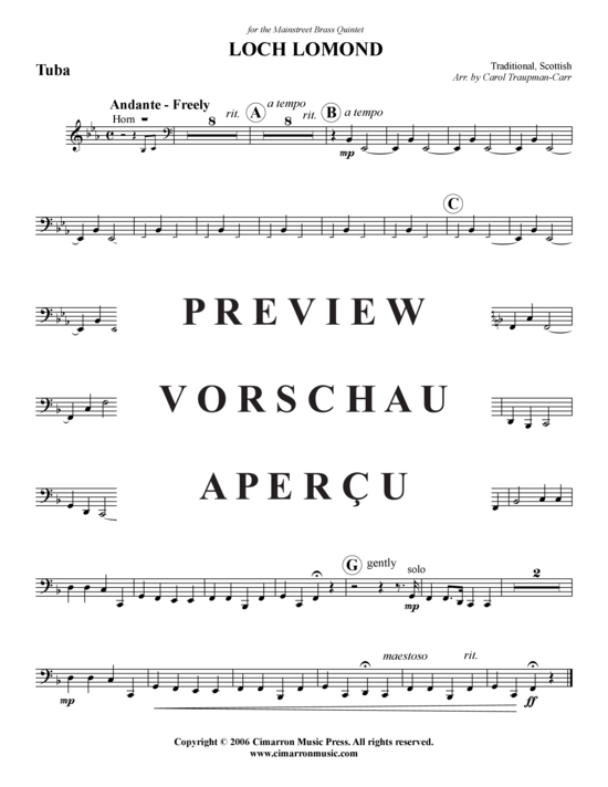 Produktgalerie: Seite 9 von 9 Loch Lomond , , (Blechbläserquintett)