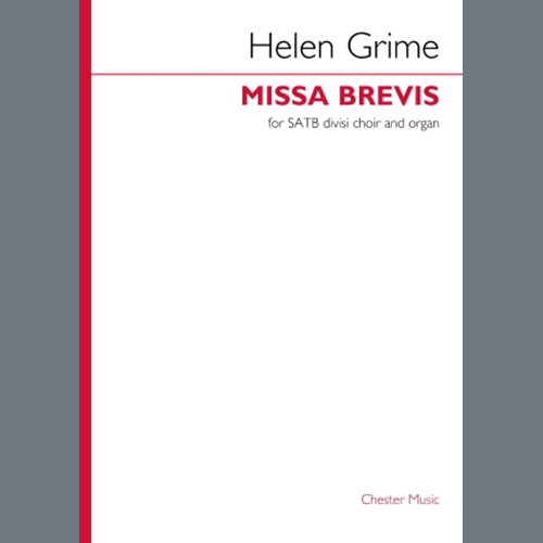 cover: Missa Brevis, Helen Grime