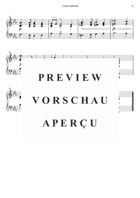Product gallery: Page 6 of 6 Chant national - N° 8 de Pièces lyriques, Livre 1, op. 12, , Piano Solo