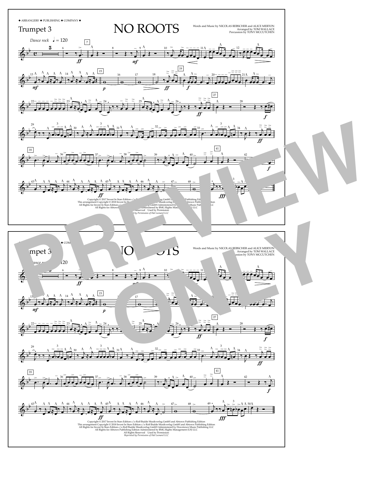 Product picture to: No Roots - Trumpet 3