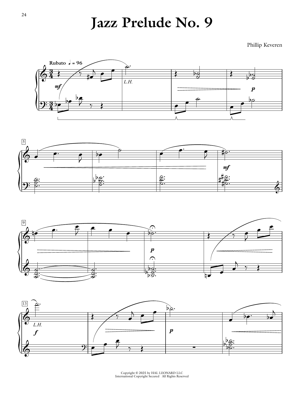 Produktgalerie: Seite 1 von 1 Jazz Prelude No. 9, Phillip Keveren, Klavier