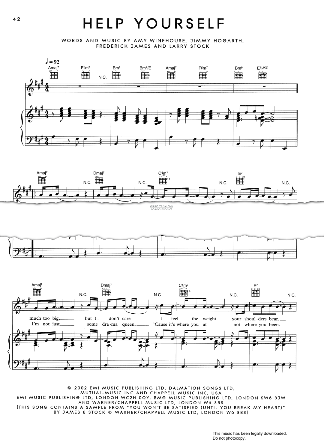 gallery: Help Yourself, Amy Winehouse, Gesang, Gitarre, Klavier