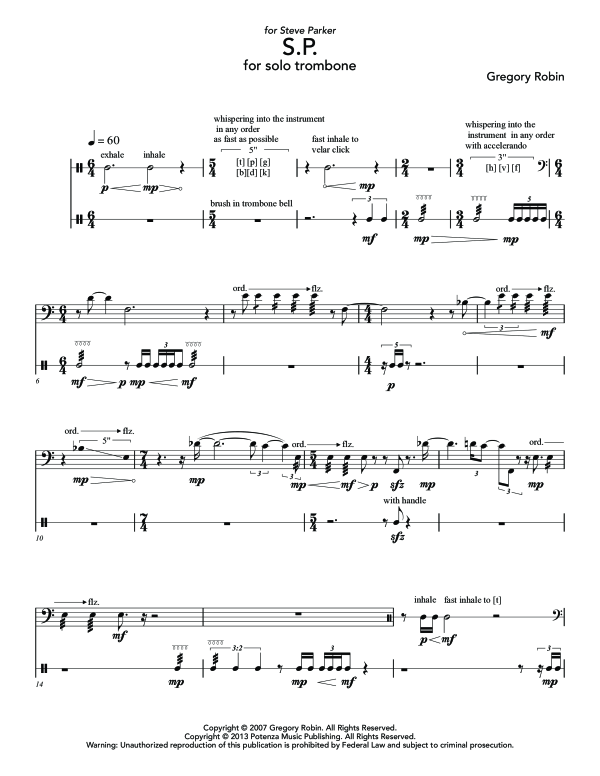 Product gallery: Page 1 of 8 S.P., , (Trombone solo)