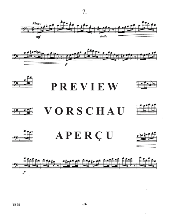 Product gallery: Page 18 of 21 Etudes for Euphonium, Vol. 2 , , (Euphonium Solo)