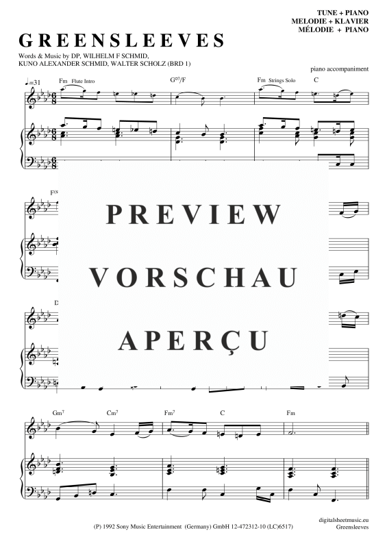 Product gallery: Page 2 of 4 Greensleeves, Simoni, Edward, Voice with Piano Accompaniment