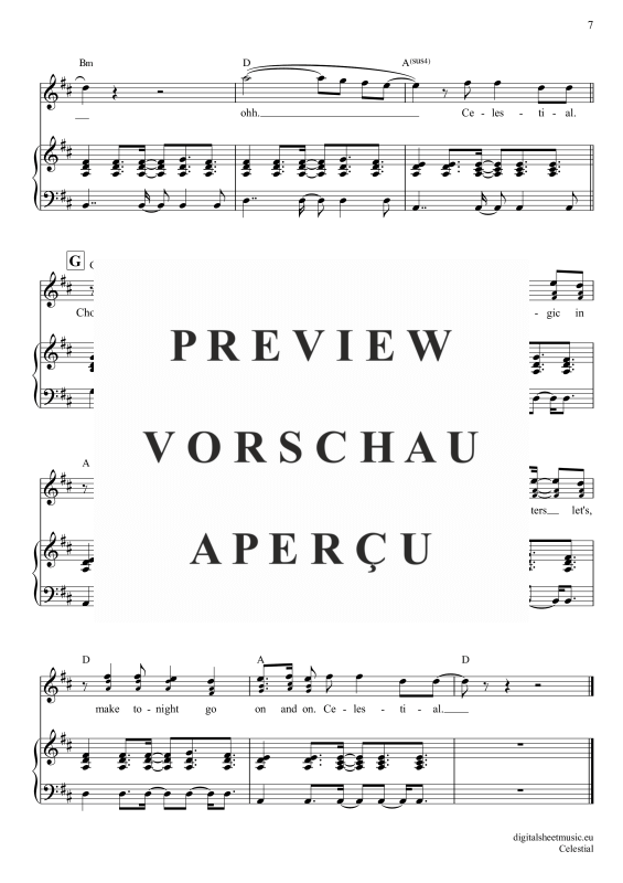 gallery: Celestial, Sheeran, Ed, Klavier Begleitung + Gesang