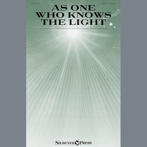 cover: As One Who Knows The Light, Brad Nix, Chor
