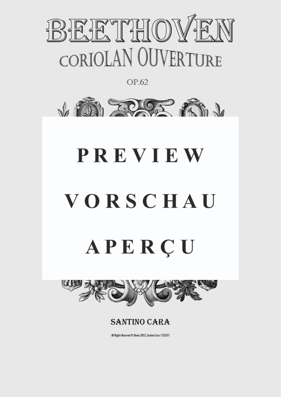 Produktgalerie: Seite 2 von 11 Coriolan Ouverture in C minor Op.62 - Piano Version, , Klavier Solo