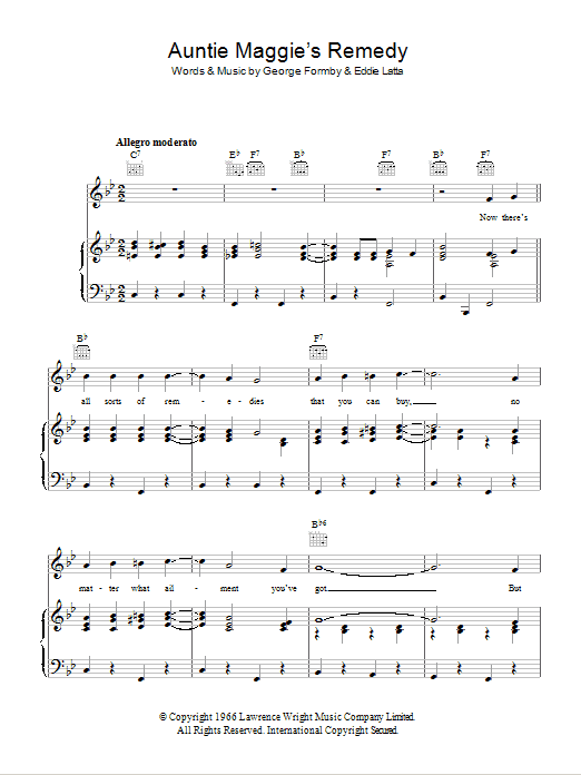 Product gallery: Page 1 of 1 Auntie Maggie's Remedy, George Formby