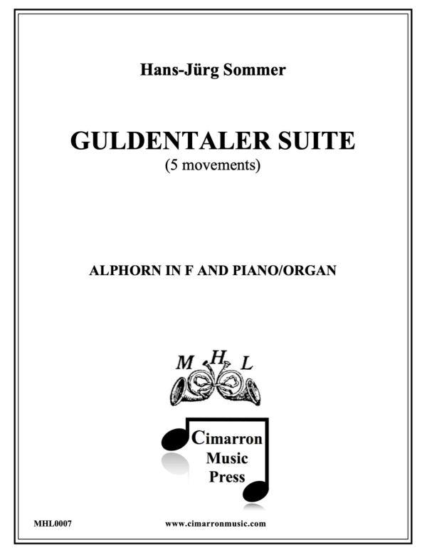 cover: Guldentaler Suite, Op. 163, , Alphorn In F and Piano