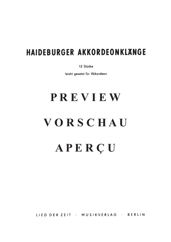 Product gallery: Page 3 of 21 Haideburger Akkordeonklänge , , (accordion)