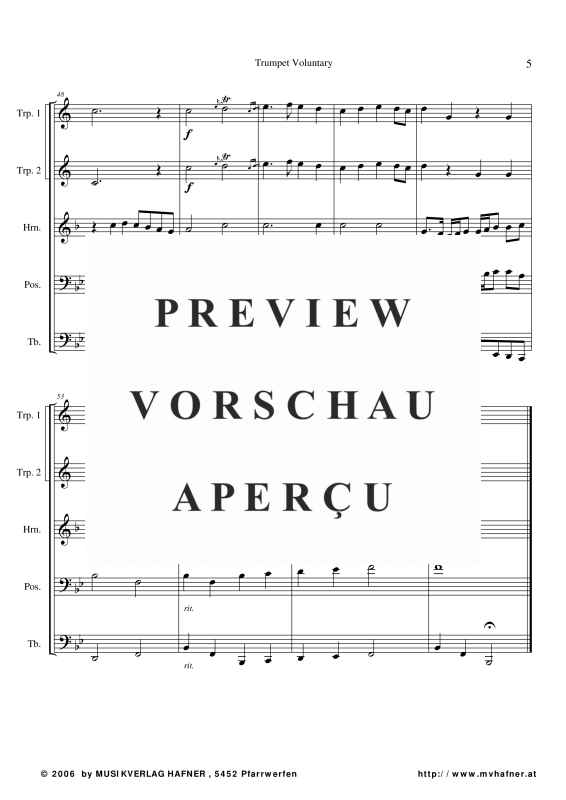 gallery: Trumpet Voluntary, , (Blechbläser Quintett)