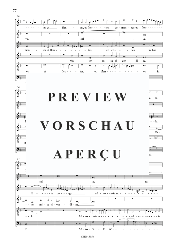 gallery: Salve Regina á 6, , (Gemischter Chor 6-stimmig)