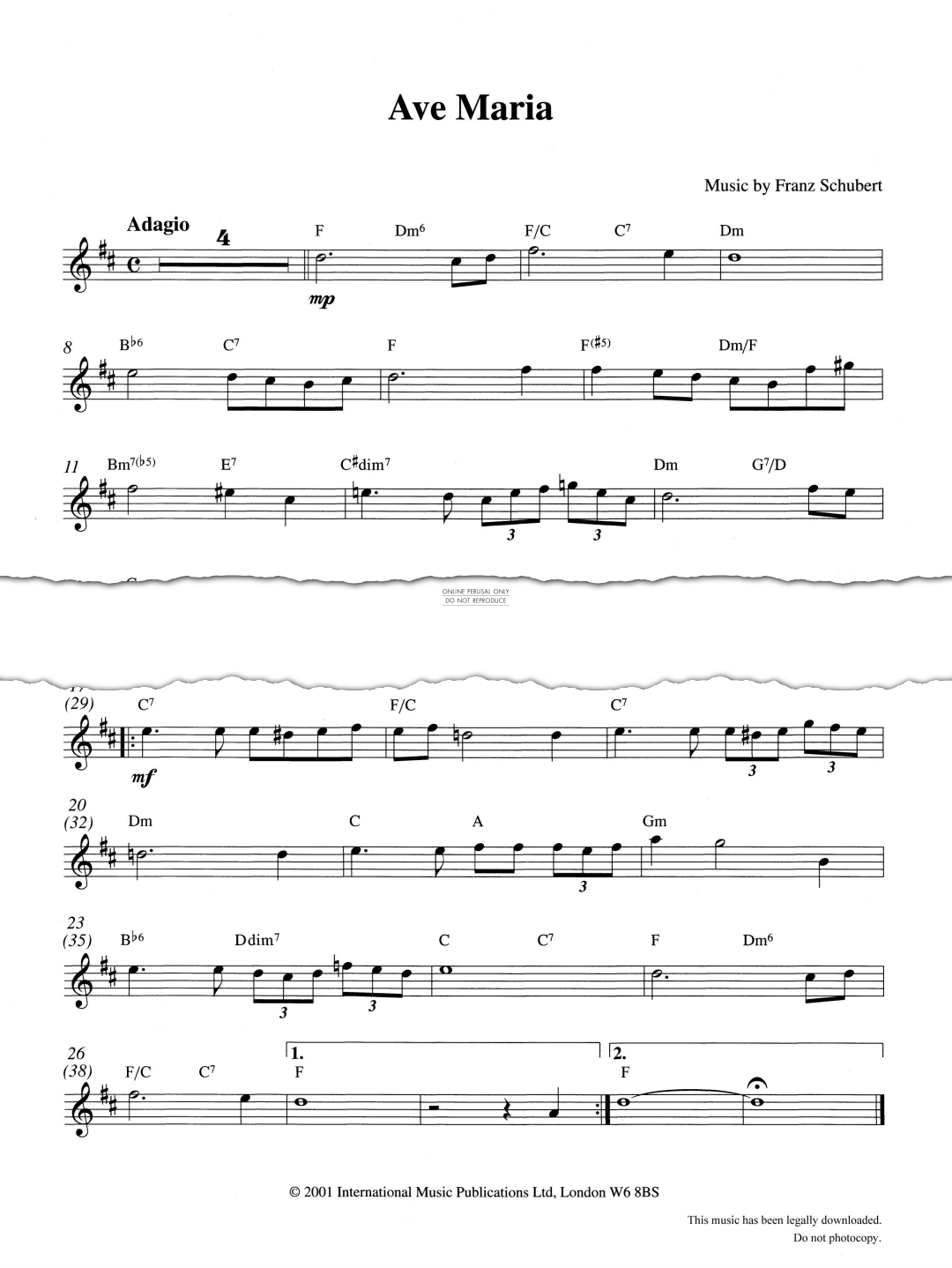 Product gallery: Page 1 of 1 Ave Maria, Franz Schubert