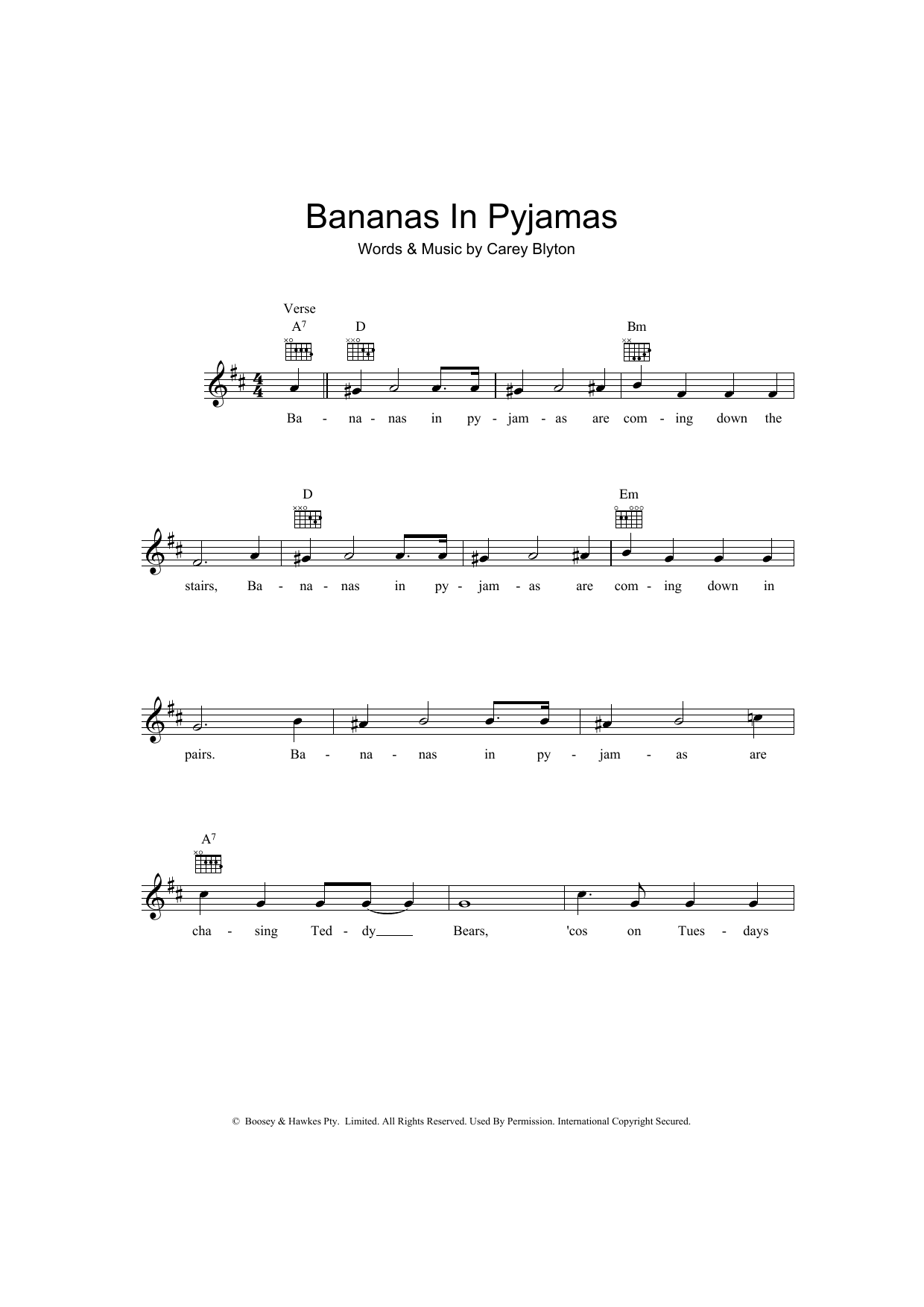 Produktbild zu: Bananas In Pyjamas