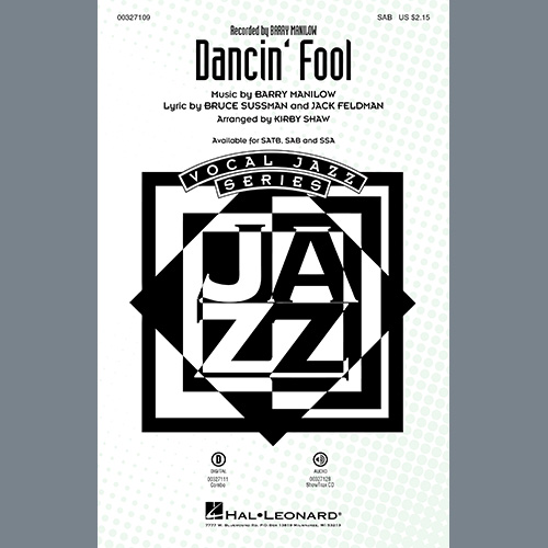 cover: Dancin' Fool (arr. Kirby Shaw), Barry Manilow, Chor