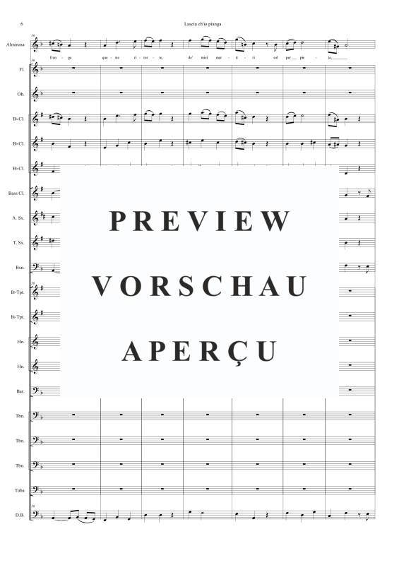 Produktgalerie: Seite 9 von 11 Lascia ch'io pianga, , Sopran Solo und Concert Band