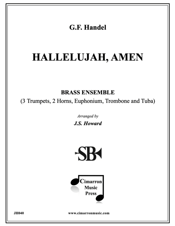 Produktbild zu: Hallelujah, AmenGeorge Friedrich Händel