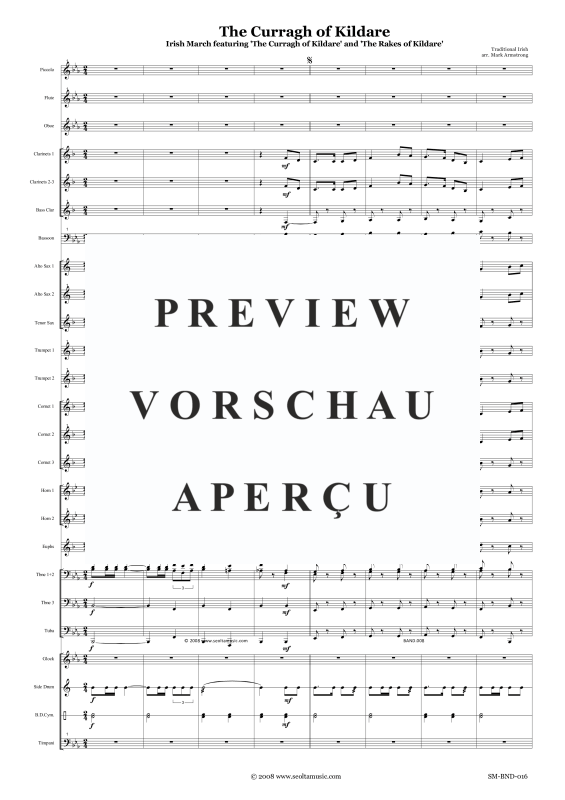 Produktgalerie: Seite 4 von 11 The Curragh of Kildare (Irish March), , Concert Band